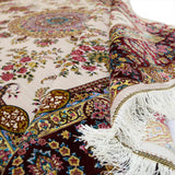 Orientalischer Ghom Teppich aus Seide-Mo16049-PT02