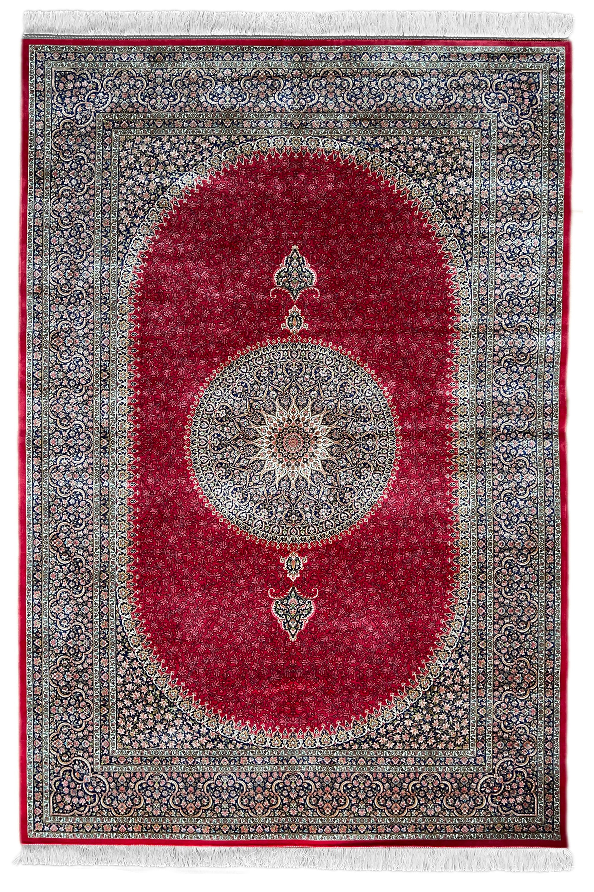 Persischer Seidenteppich-Rot-ShaQ152CS-MAIN