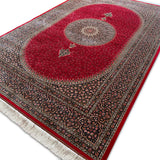 Persischer Seidenteppich-Rot-ShaQ152CS-PT00