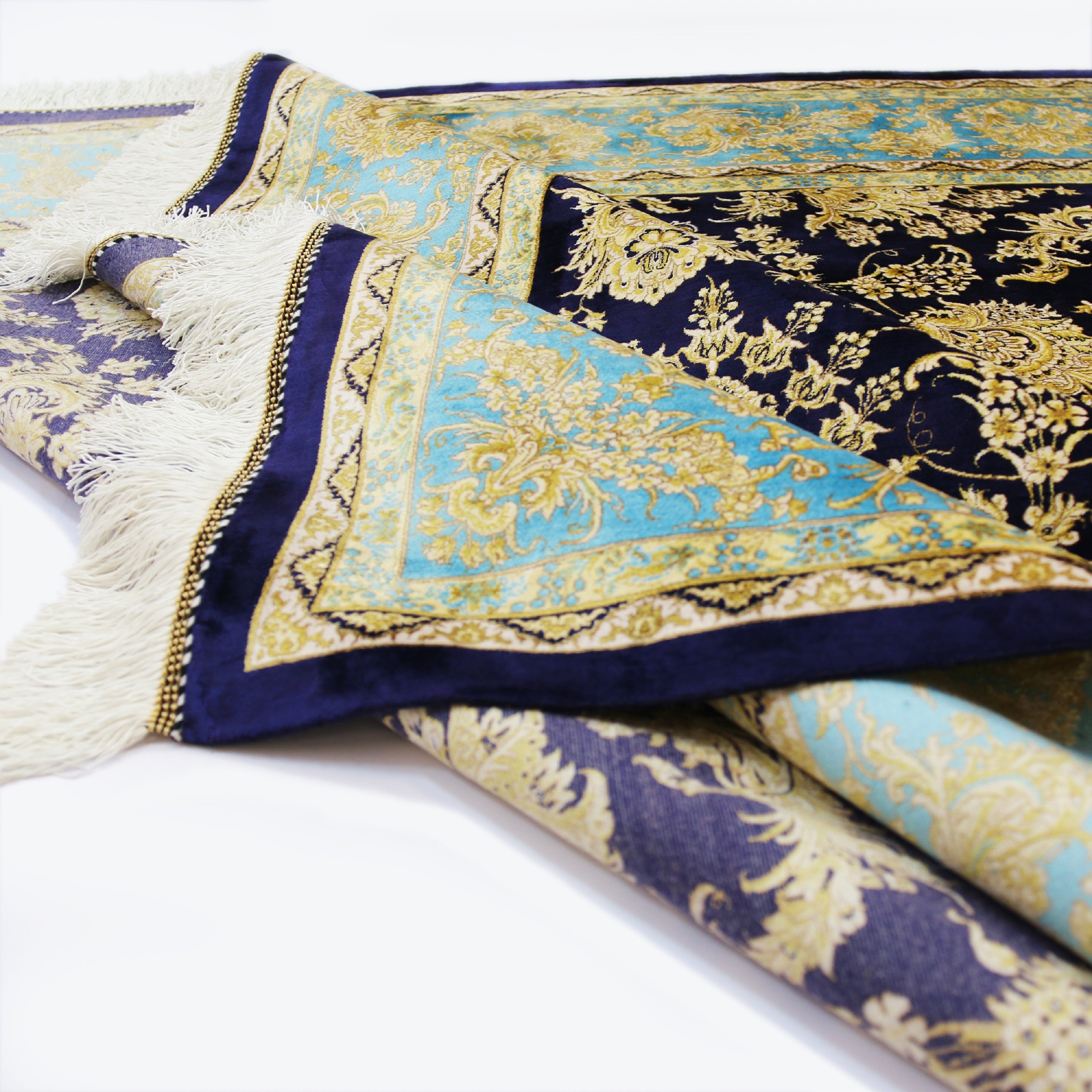 Orientalischer Ghom Seide Teppich-Mo16018-PT02