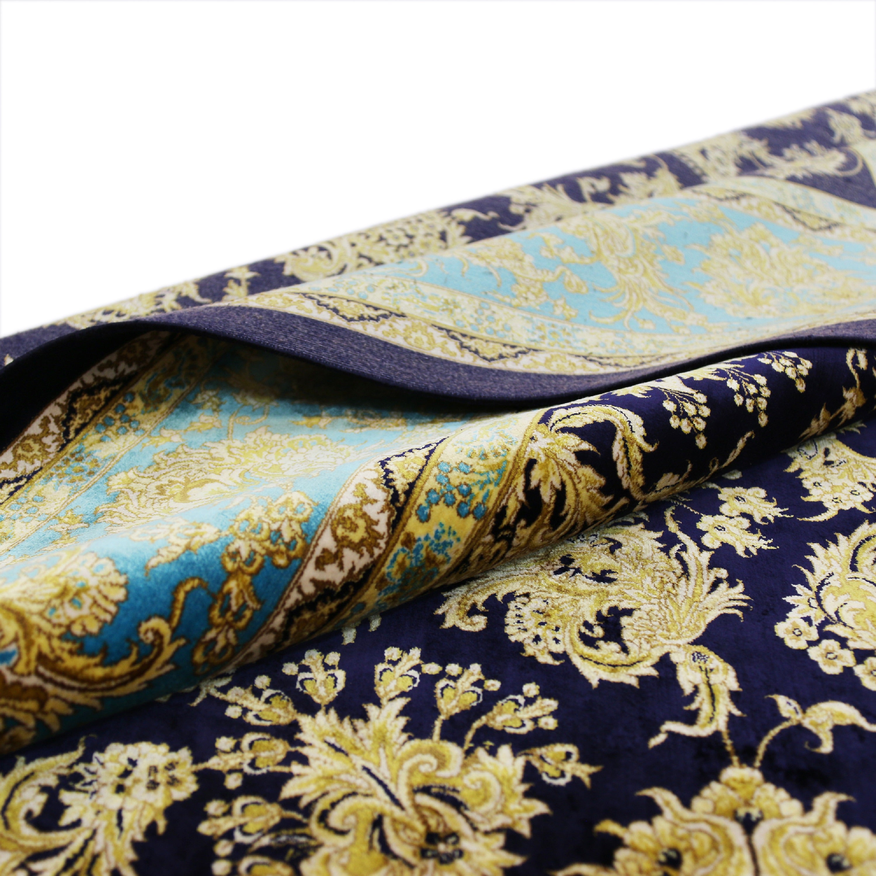 Orientalischer Ghom Seide Teppich-Mo16018-PT03