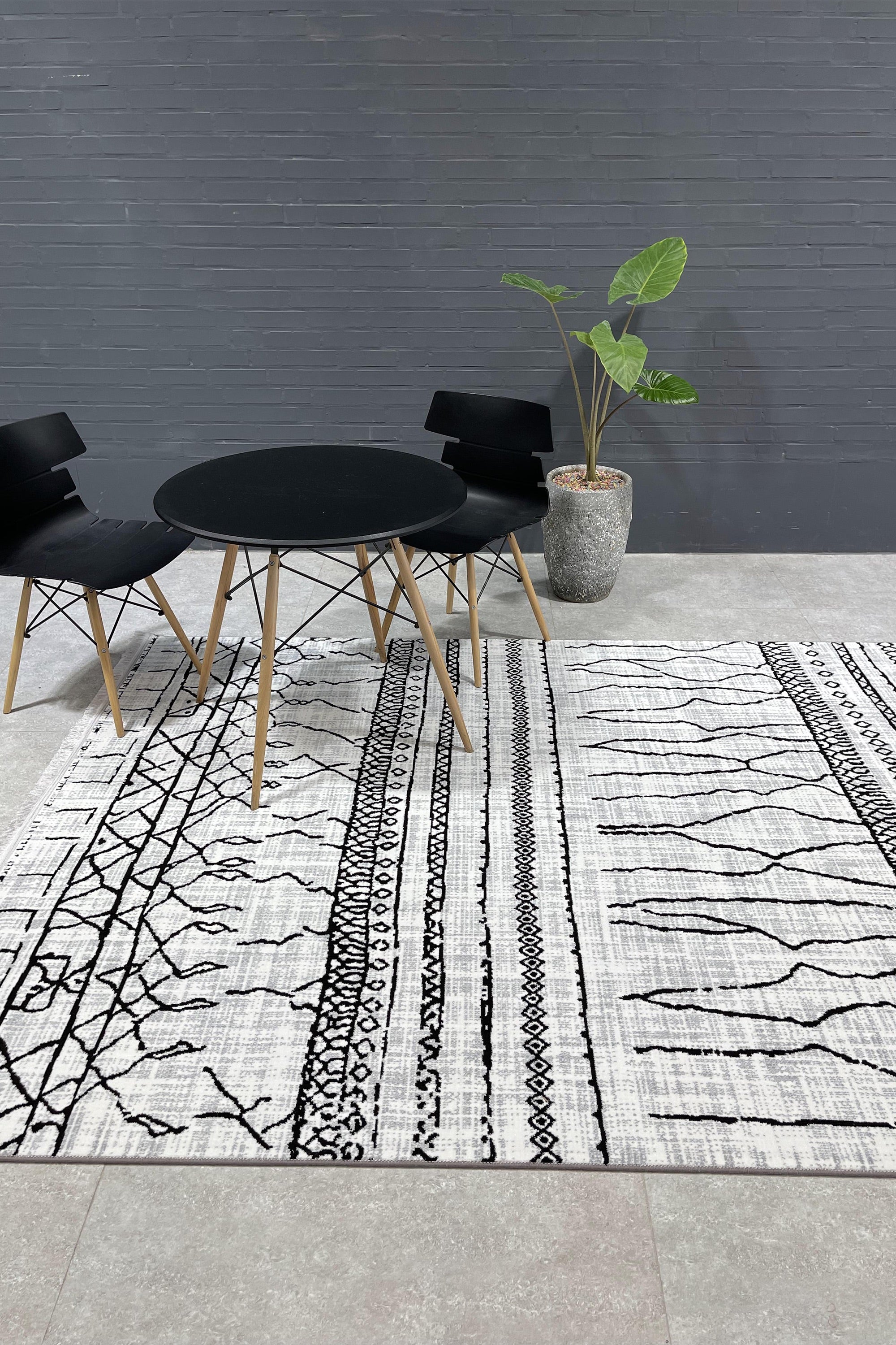 Teppich Modern Berber-225x150-Si40151K-PT00